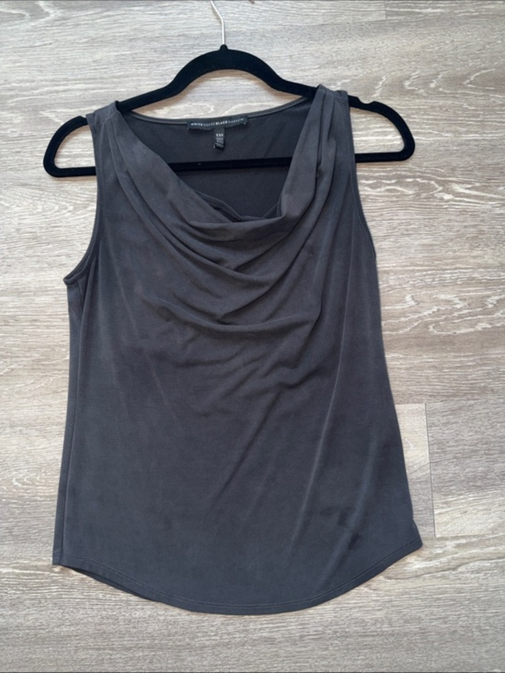 White House Black Market Sleeveless Cowl Neck Top